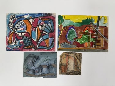 Lot Rolph Scarlett (1889-1984) Mixed Media/Paper