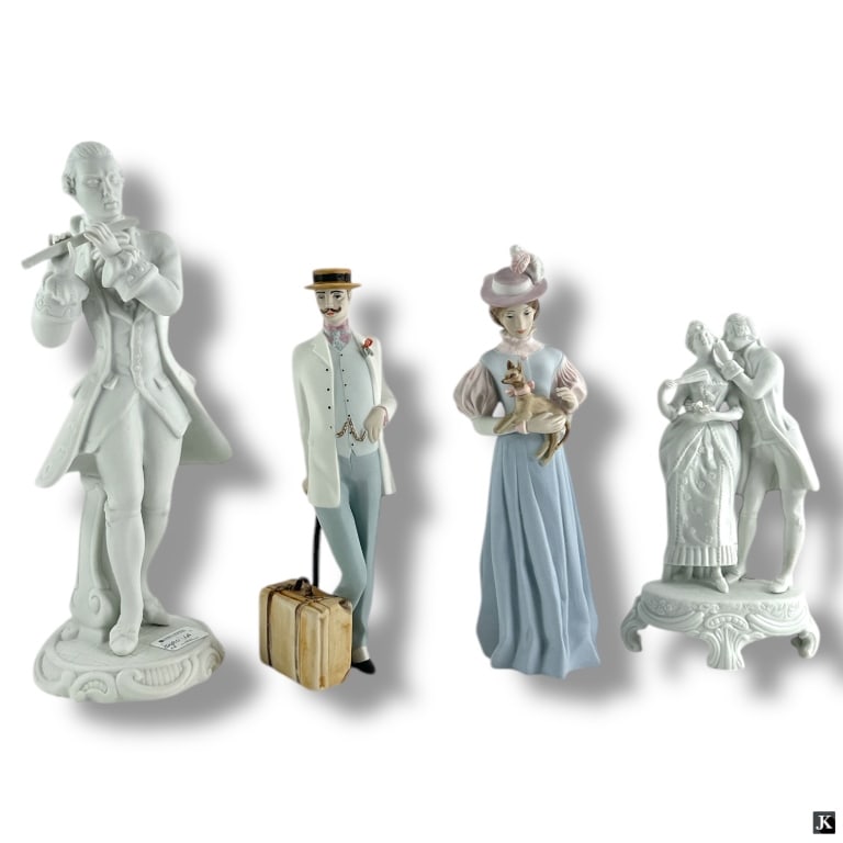 Group of 4 Royal Dux Bisque Figures (1 of 3)