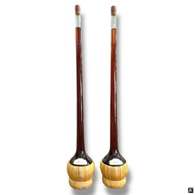 2 EXTRA Long Neck Wine Bottles