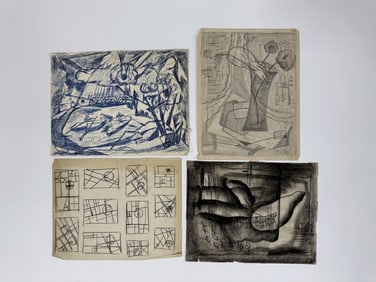 Lot Rolph Scarlett (1889-1984) Drawings/Paper