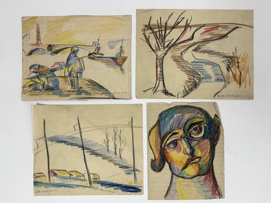 Lot Rolph Scarlett (1889-1984) Drawings/Paper (1 of 5)