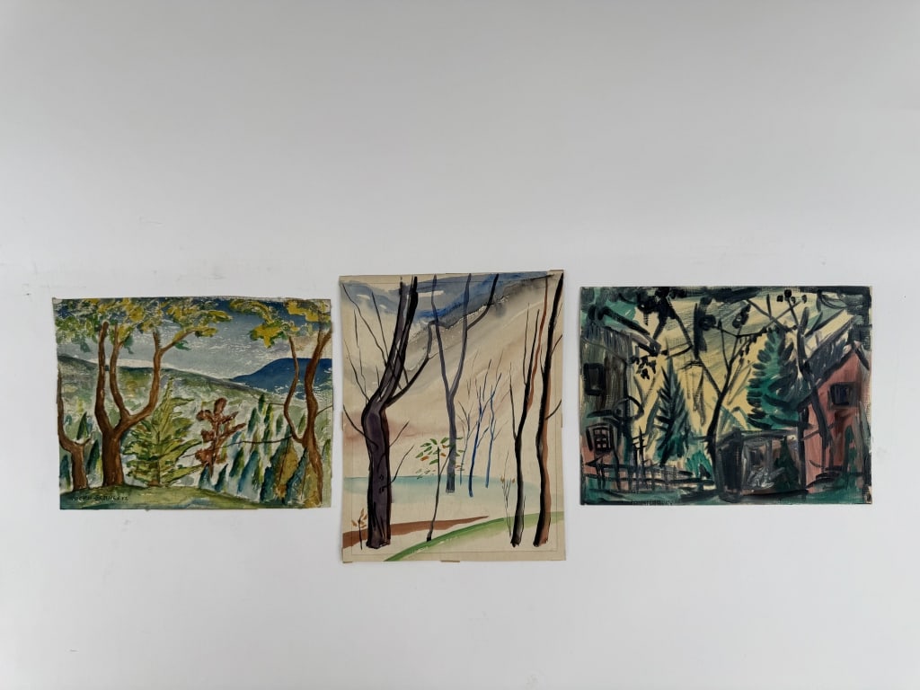 Lot Rolph Scarlett (1889-1984) Gouache/Paper (1 of 9)