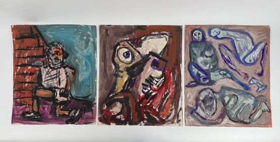Lot Rolph Scarlett (1889-1984) Mixed Media/Paper