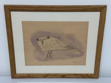 Morris Graves (1910-2001) Mixed Media/Paper