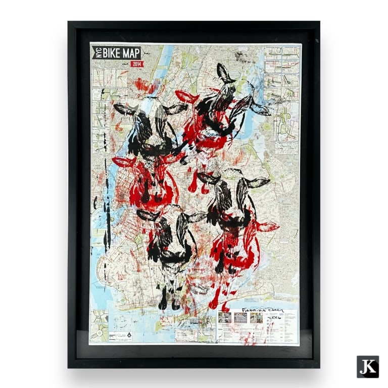 Fabrika Ouch (USA 21st C) Pop Art Silk Screen (1 of 6)