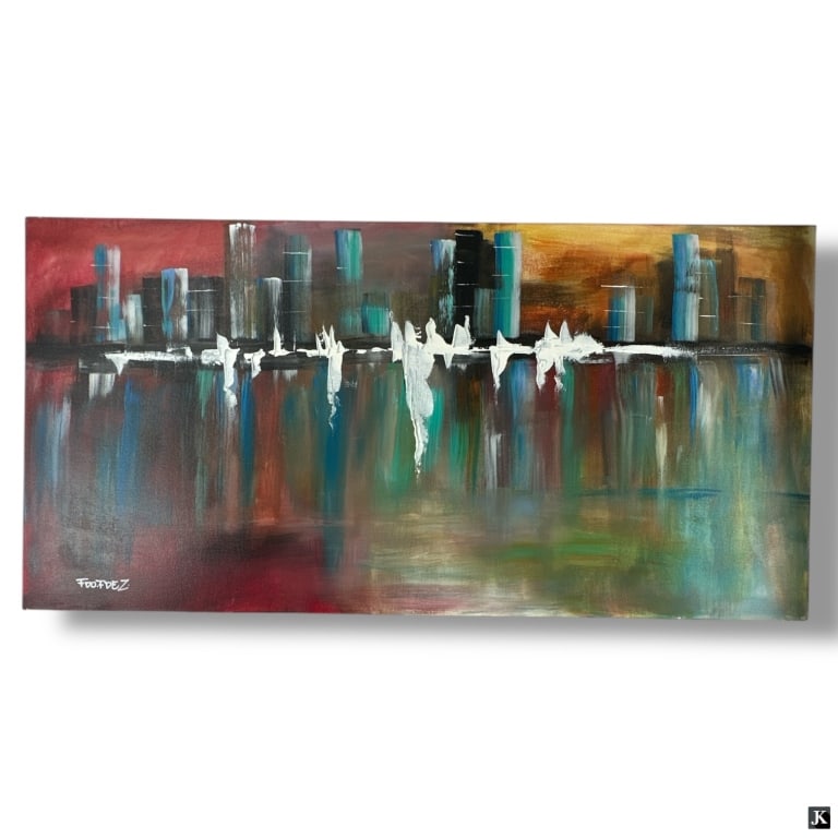 FDO.FDEZ Acrylic on Canvas "Untitled" (1 of 5)