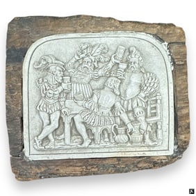 Antique Continental Ceramic Tile