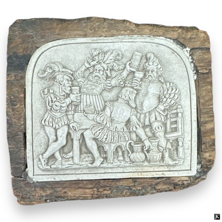 Antique Continental Ceramic Tile (1 of 4)