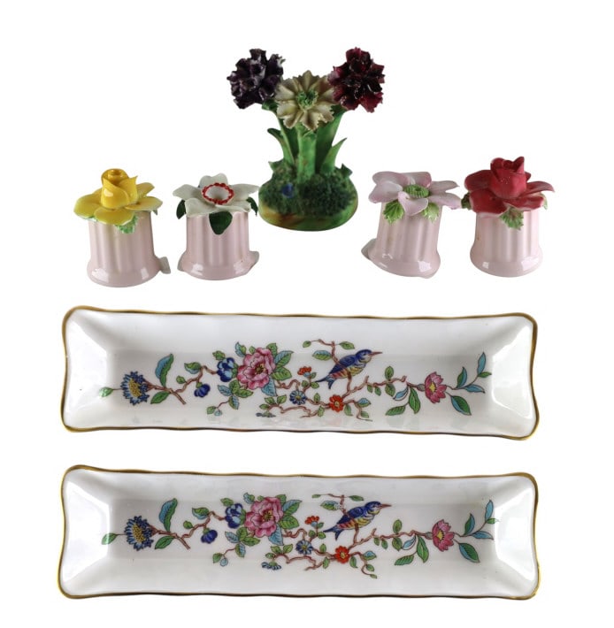 Lot English Fine China Tablewares Trays Shakers (1 of 5)