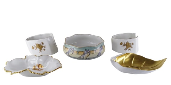 Lot Of Vintage Porcelain Tabletop Items