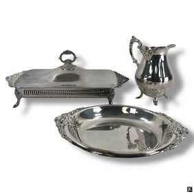 Wallace Grand Baroque Silver Plate Serving Pieces