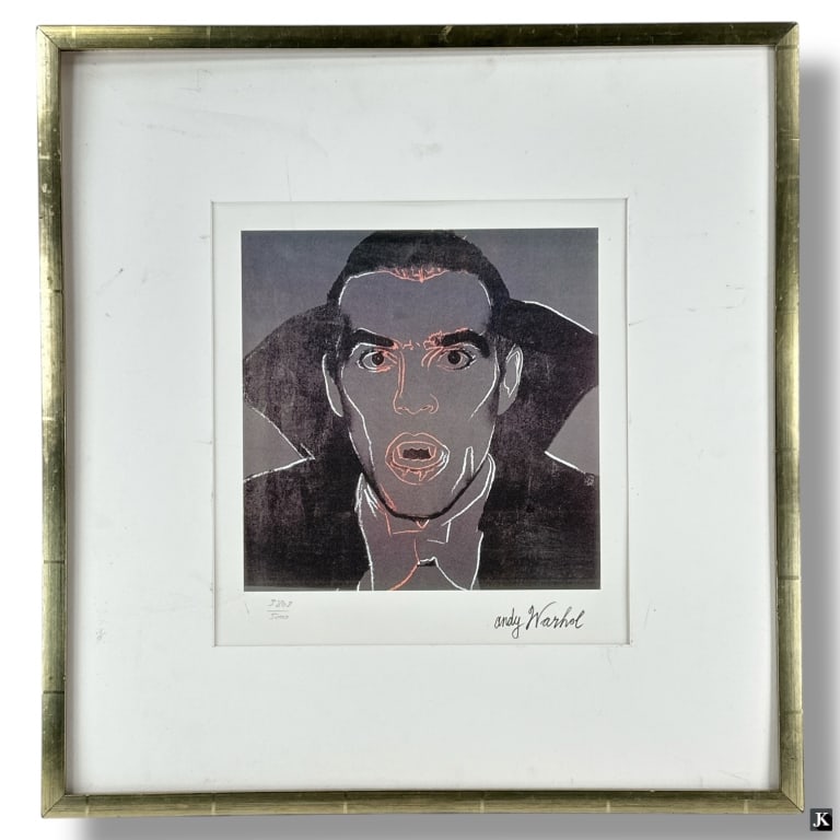 after: Andy Warhol Offset Print "Dracula" (1 of 5)