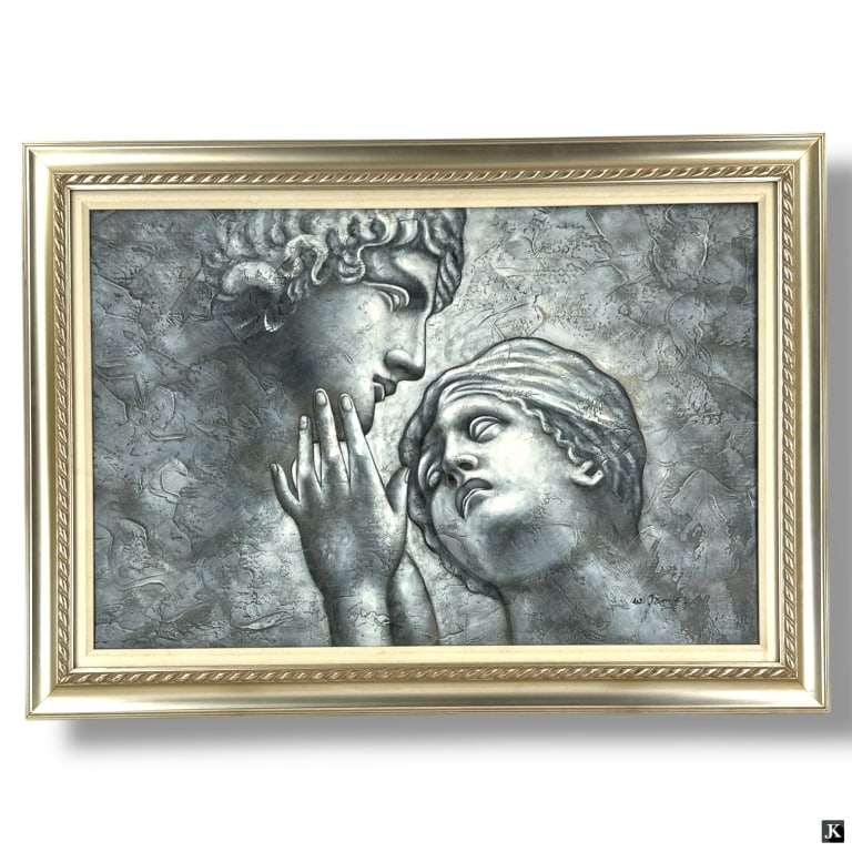 Large Modern Decorative Oil on Canvas "Greek Gods" (1 of 6)