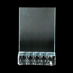 Baccarat Crystal Equinoxe Picture Frame with Box