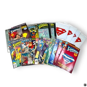 20 Vintage Superman Batman The Web Comic Books