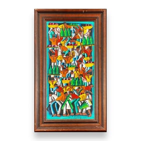 E. Laurent, Haitian (Mid 20thC.) Oil on Canvas