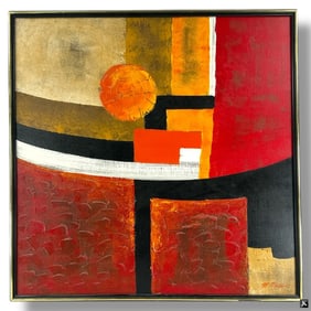 A Modern Abstract Oil Painting