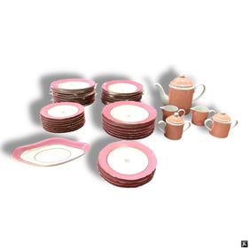 Fitz & Floyd Rondelet Coffee Set, Pink Dinnerware