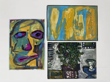 Lot Rolph Scarlett Mixed Media/Paper