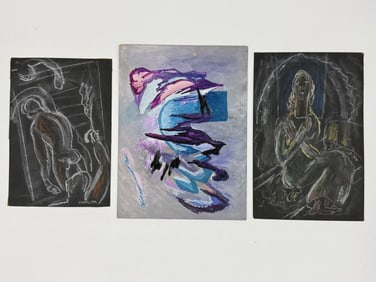 Lot Rolph Scarlett Mixed Media/Board