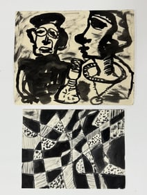 Lot Rolph Scarlett Gouache/Paper