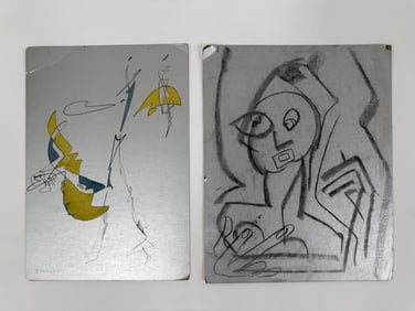 Lot Rolph Scarlett Mixed Media/Board