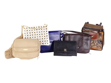 Assorted Lot Vintage And Designer Handbags