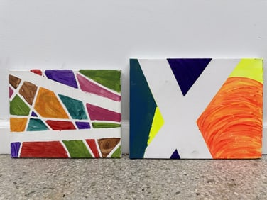 Lot Artist Unknown Acrylic/Canvas