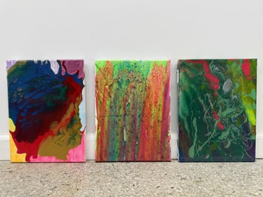 Lot Artist Unknown Mixed Media/Canvas