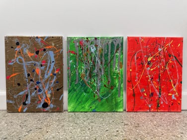 Lot Artist Unknown Mixed Media/Canvas