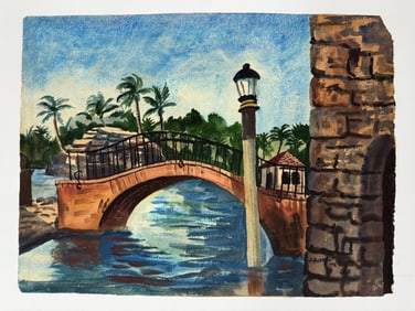 Fritz Rockwell (1917-1997) Watercolor/Ink/Paper