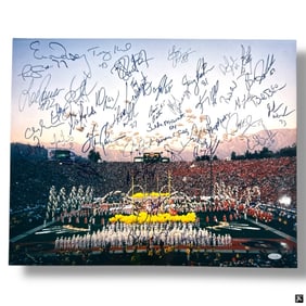 Signed Denver Broncos Color Photograph