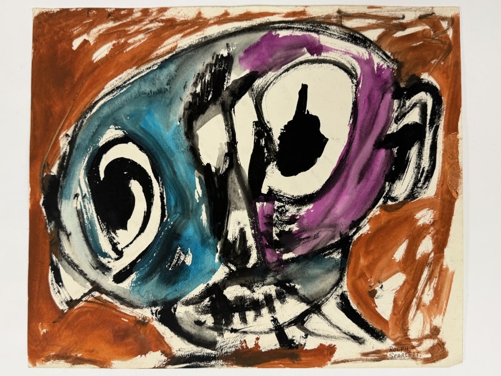 Rolph Scarlett (1889-1984) Gouache/Paper (1 of 3)