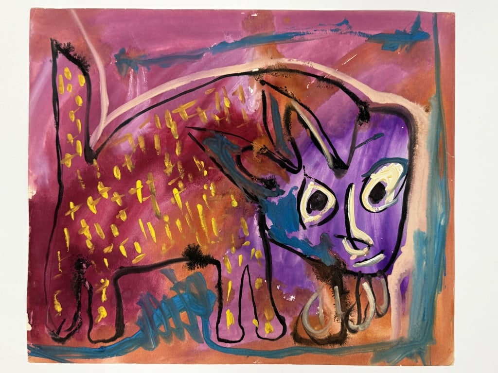 Rolph Scarlett (1889-1984) Mixed Media/Paper: Rolph Scarlett, Canada (1889-1984) mixed media on paper "Untitled". Unsigned. Minor wear along the edges of the works, otherwise in good condition. Measures 13 3/4" x 16 1/2" 1B