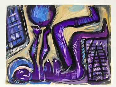 Rolph Scarlett (1889-1984) Gouache/Paper