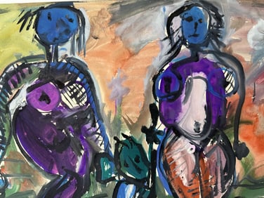 Rolph Scarlett (1889-1984) Gouache/Paper