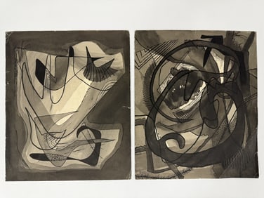 Lot Rolph Scarlett (1889-1984) Mixed Media/Paper