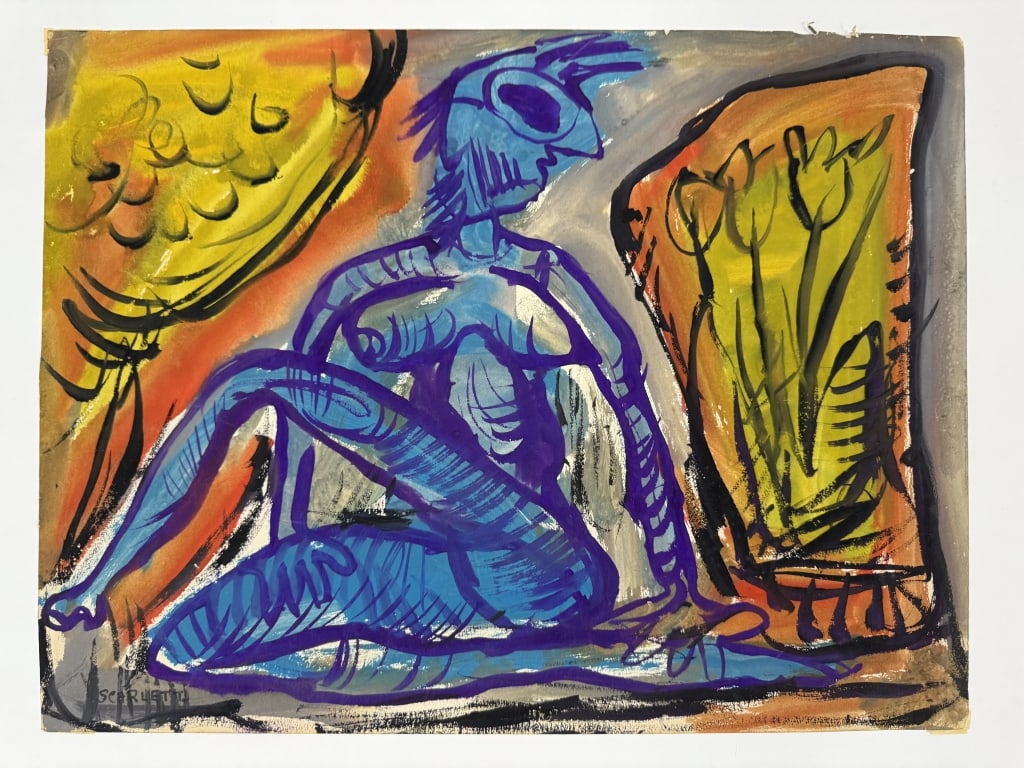 Rolph Scarlett (1889-1984) Gouache/Paper (1 of 3)