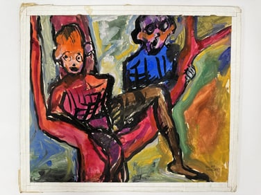 Rolph Scarlett (1889-1984) Gouache/Paper