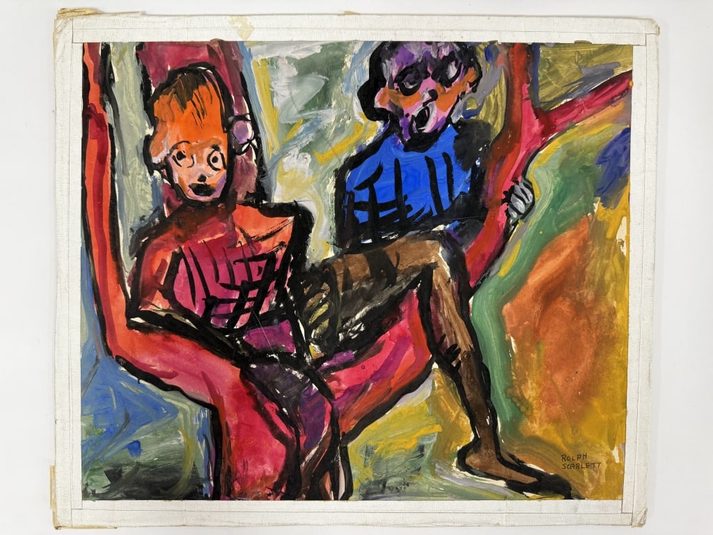Rolph Scarlett (1889-1984) Gouache/Paper (1 of 3)