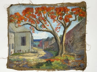 Hildegarde Hamilton (1898-1970) Oil/Canvas