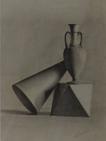 Artist Unknown Pencil/Paper "Still Life"