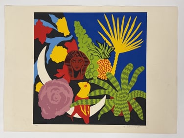 Hunt Slonem (b. 1951) Signed Serigraph