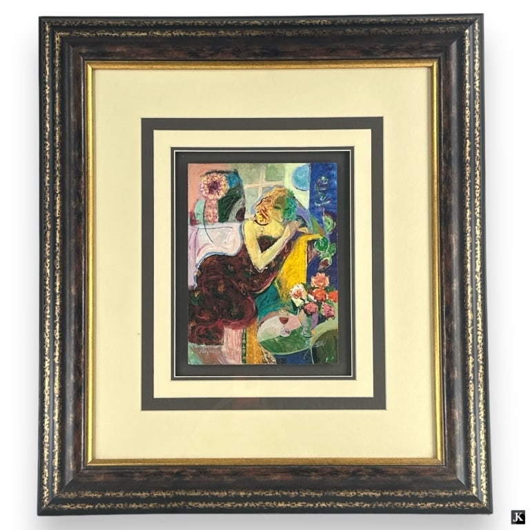 Mahmoud Sabzi Color Lithograph "Enticement" (1 of 7)