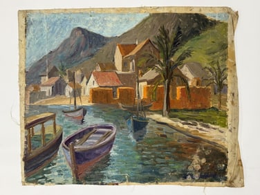 Hildegarde Hamilton (1898-1970) Oil/Canvas