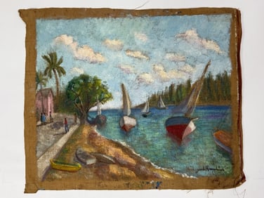 Hildegarde Hamilton (1898-1970) Oil/Canvas