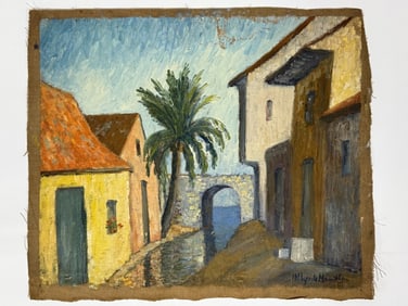 Hildegarde Hamilton (1898-1970) Oil/Canvas