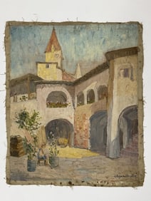 Hildegarde Hamilton (1898-1970) Oil/Canvas