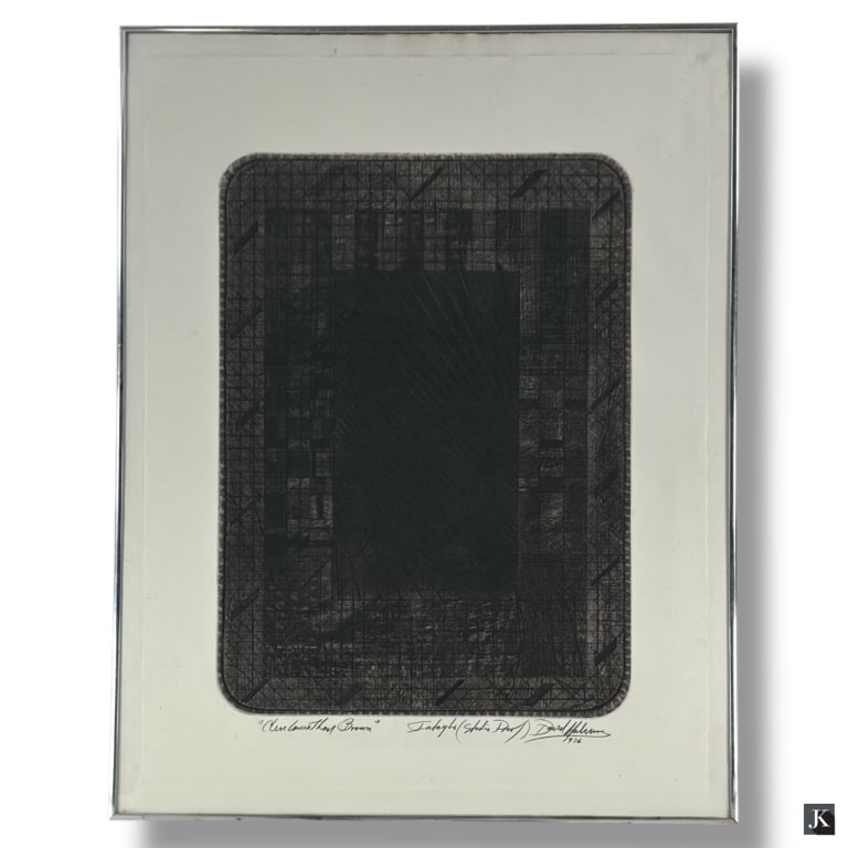 Contemporary Intaglio "Abstract", Signed (1 of 5)