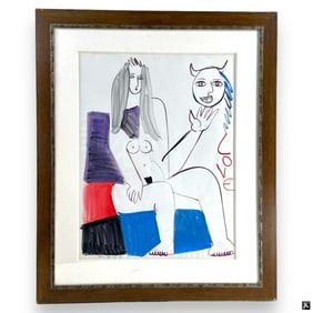 Rene Marcil (FRANCE 1917-1993) "Love" Marker Work